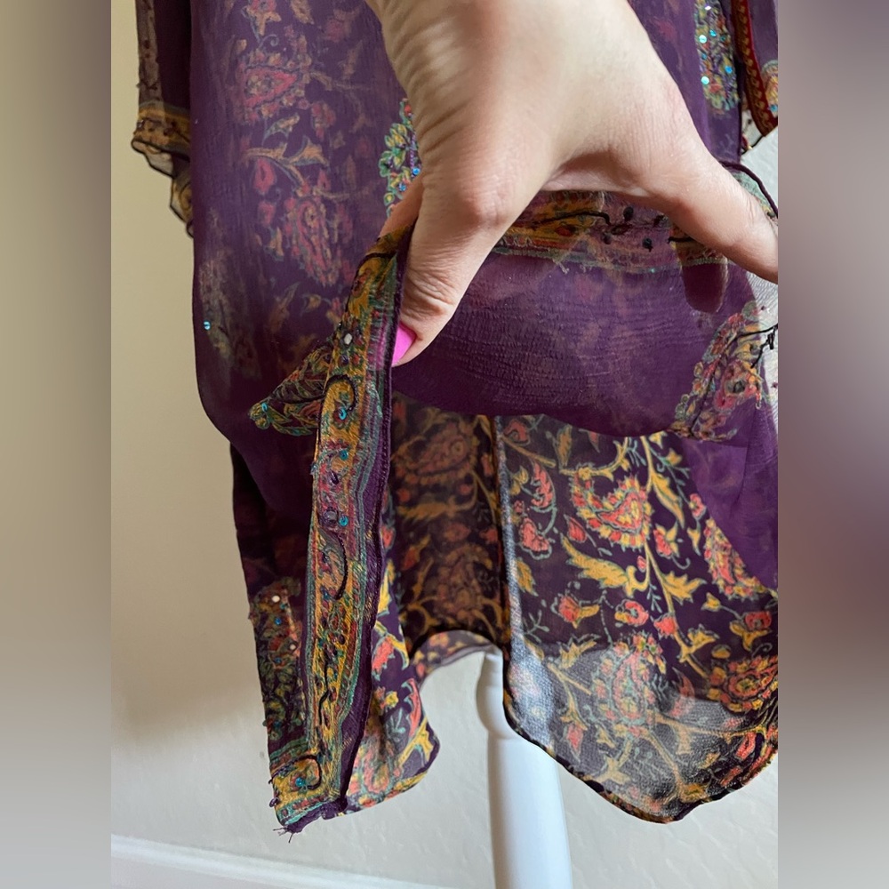 Silk Indian tunic - Picture 8 of 14